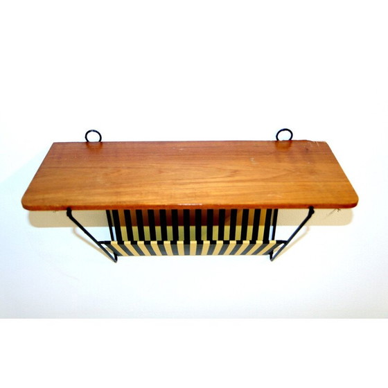 Image 1 of Vintage teak wall shelf, Sweden 1960