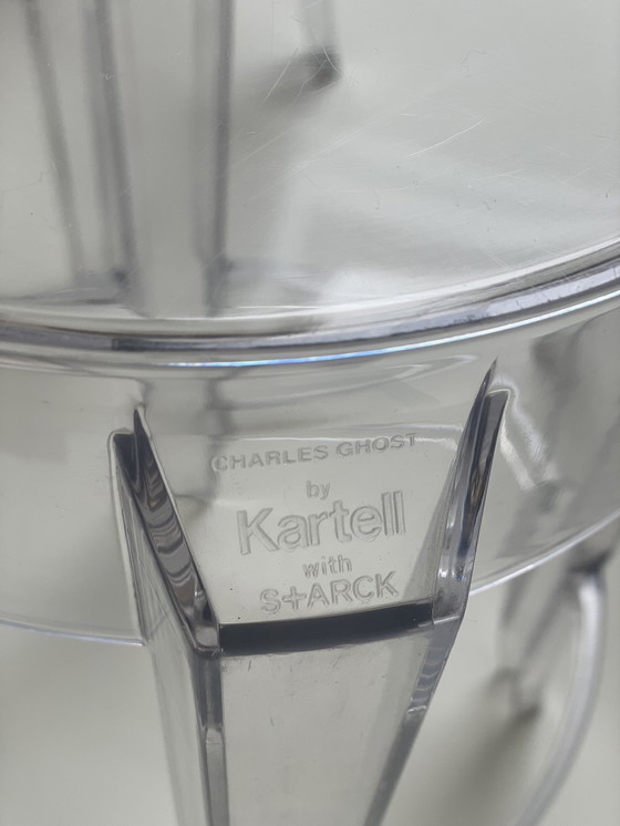 Image 1 of 6 Charles Ghost Large Stools By Philippe Starck For Kartell