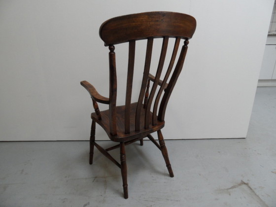 Image 1 of Antique Windsor armchair