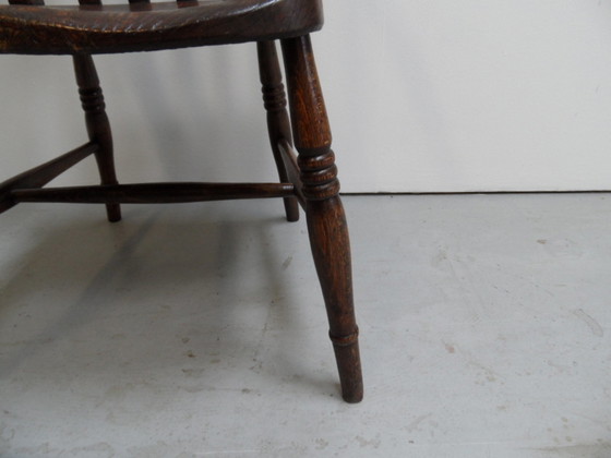 Image 1 of Antique Windsor armchair