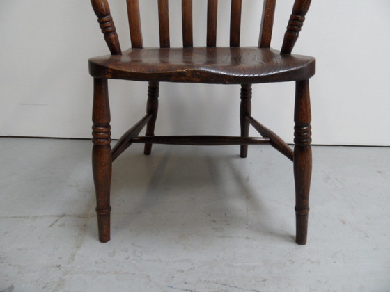 Image 1 of Antique Windsor armchair