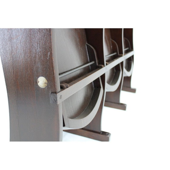Image 1 of Vintage 3-seater cinema benches in beech wood for Ton, Czechoslovakia 1970