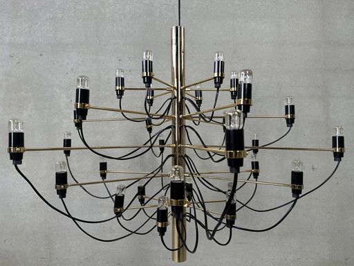 Gino Sarfatti FLOS chandelier 2097/30 - gold