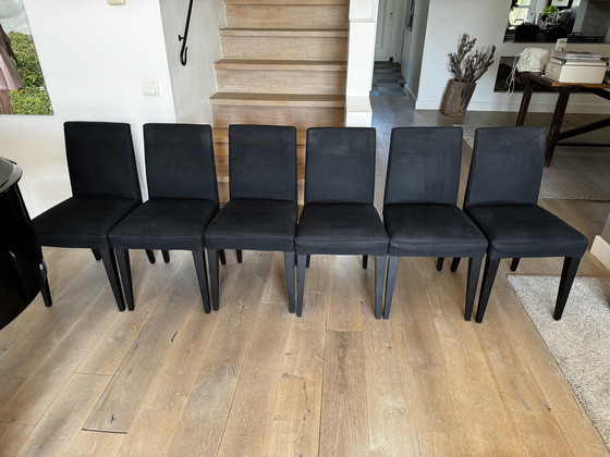 Image 1 of 6x Meridiani dining chairs