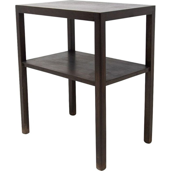 Image 1 of Tavolino laterale in rovere modernista d'epoca, Cecoslovacchia 1950