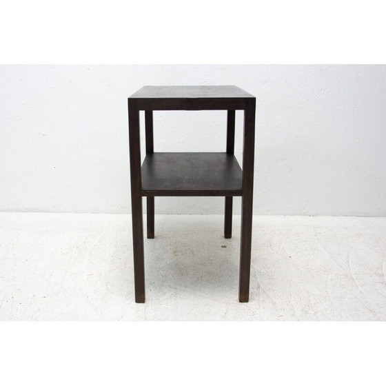 Image 1 of Tavolino laterale in rovere modernista d'epoca, Cecoslovacchia 1950