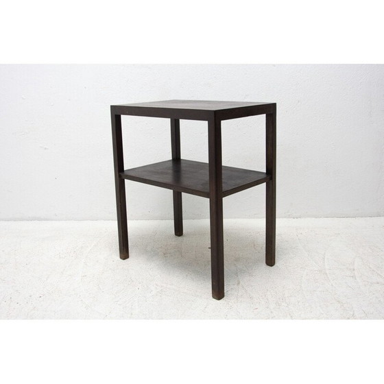 Image 1 of Tavolino laterale in rovere modernista d'epoca, Cecoslovacchia 1950