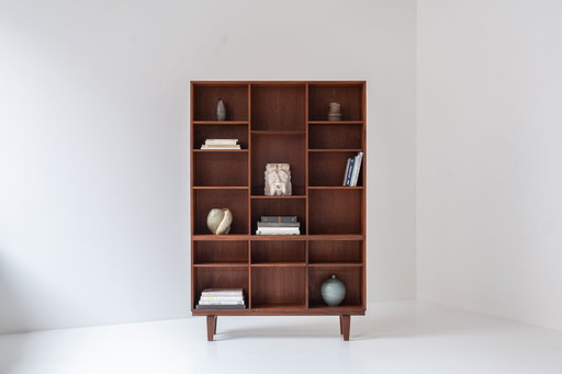 Rare bookcase by Peter Løvig Nielsen for Løvig, Denmark, 1960s. 