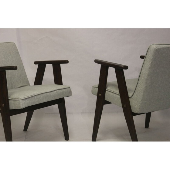 Image 1 of Pair of vintage Bunny Type 300-177 armchairs by Józef Chierowski, 1960