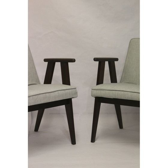 Image 1 of Pair of vintage Bunny Type 300-177 armchairs by Józef Chierowski, 1960