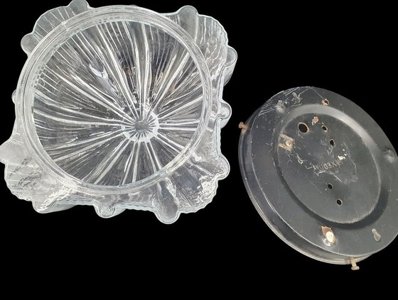 Image 1 of Lampada da soffitto in vetro vintage 2028