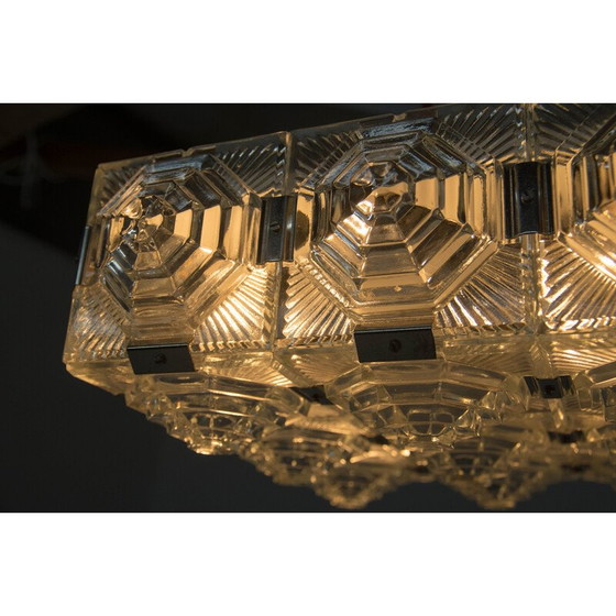 Image 1 of Brutalist vintage ceiling lamp by Kamenicky Senov, 1970s