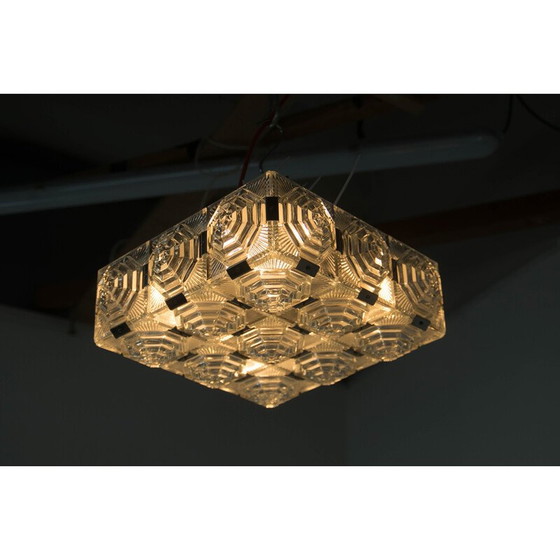 Image 1 of Brutalist vintage ceiling lamp by Kamenicky Senov, 1970s