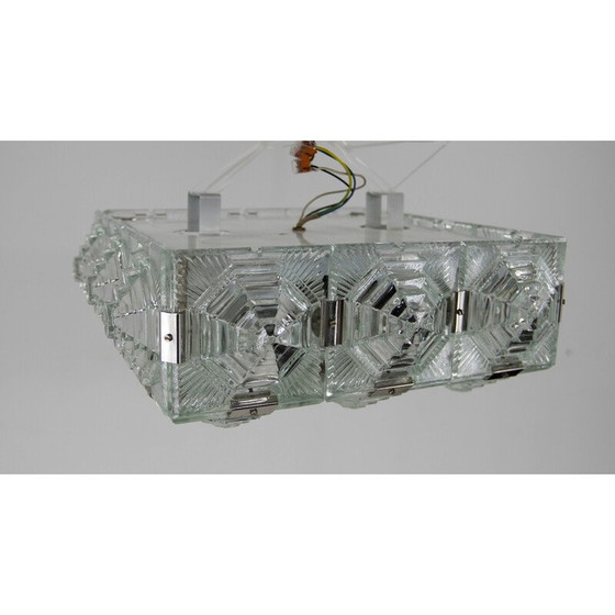 Image 1 of Brutalist vintage ceiling lamp by Kamenicky Senov, 1970s