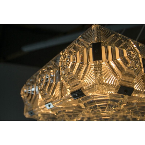 Image 1 of Brutalist vintage ceiling lamp by Kamenicky Senov, 1970s