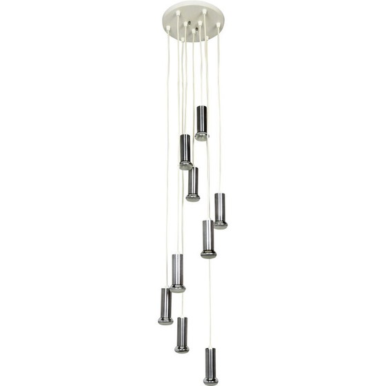 Image 1 of Vintage waterfall pendant lamp by Raak, 1970s