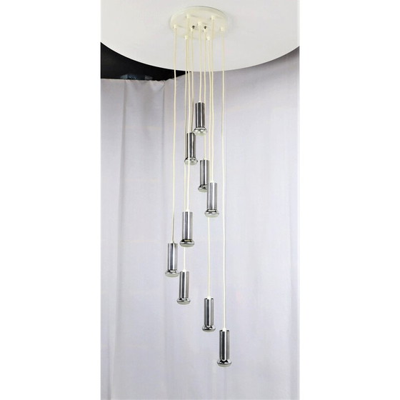 Image 1 of Vintage waterfall pendant lamp by Raak, 1970s