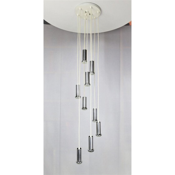 Image 1 of Vintage waterfall pendant lamp by Raak, 1970s