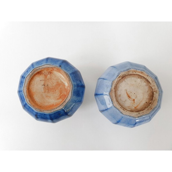 Image 1 of Coppia di vasi in gres vintage art déco