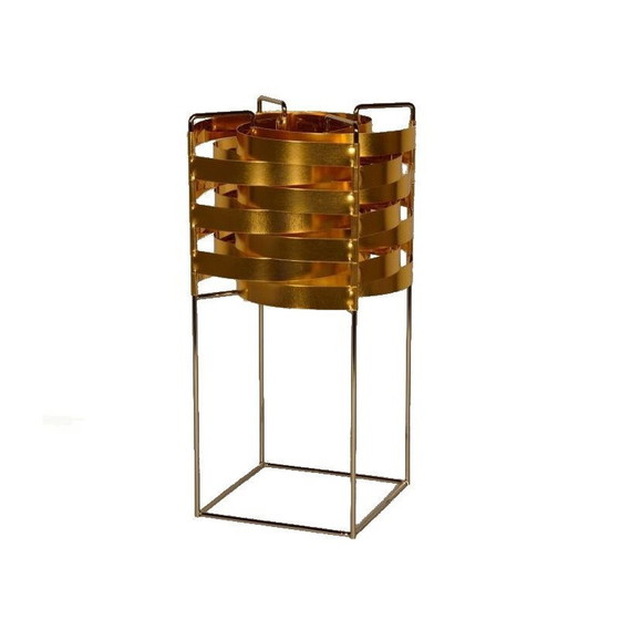 Image 1 of Ganymede" table lamp in copper by Max Sauze for LIGNE SAUZE