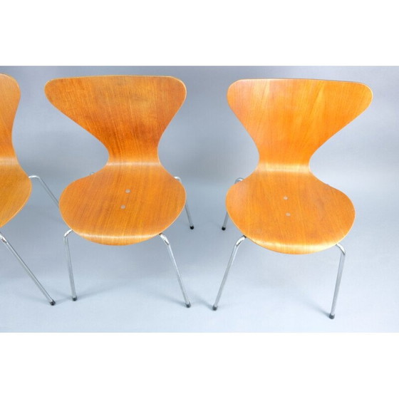 Image 1 of Set di 4 sedie da pranzo vintage in teak di Wilde e Spieth, Germania 1960