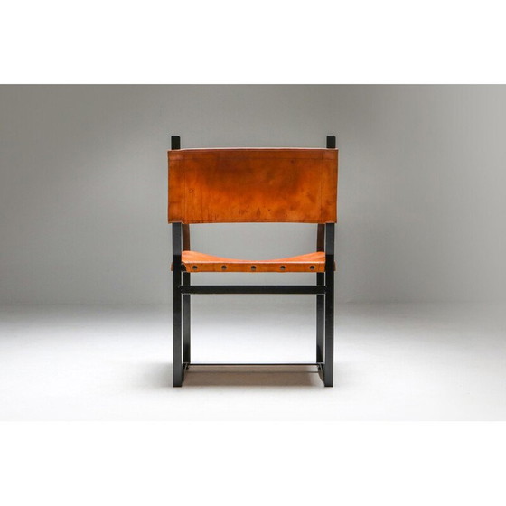 Image 1 of Pair of vintrage Cognac Leather Armchairs 1960s