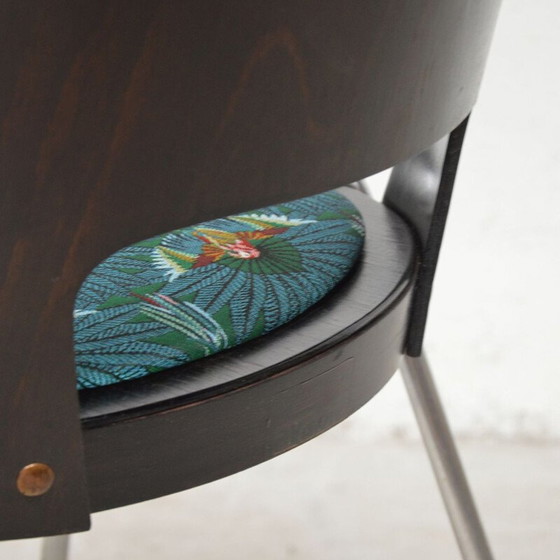 Image 1 of Set of 4 vintage Baumann tropical chairs 1960s