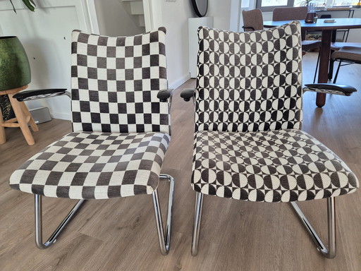 2x Armchair Gebr. De Wit 4014