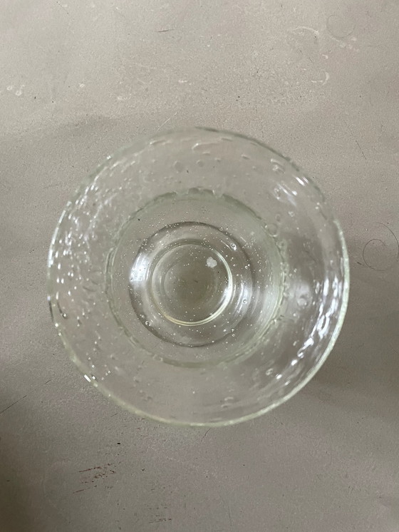 Image 1 of Vaso vintage a bolle in vetro Biot