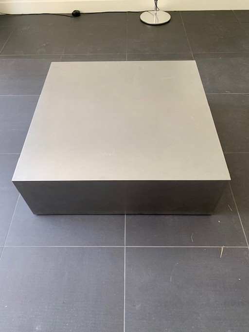 Table basse en acier inoxydable