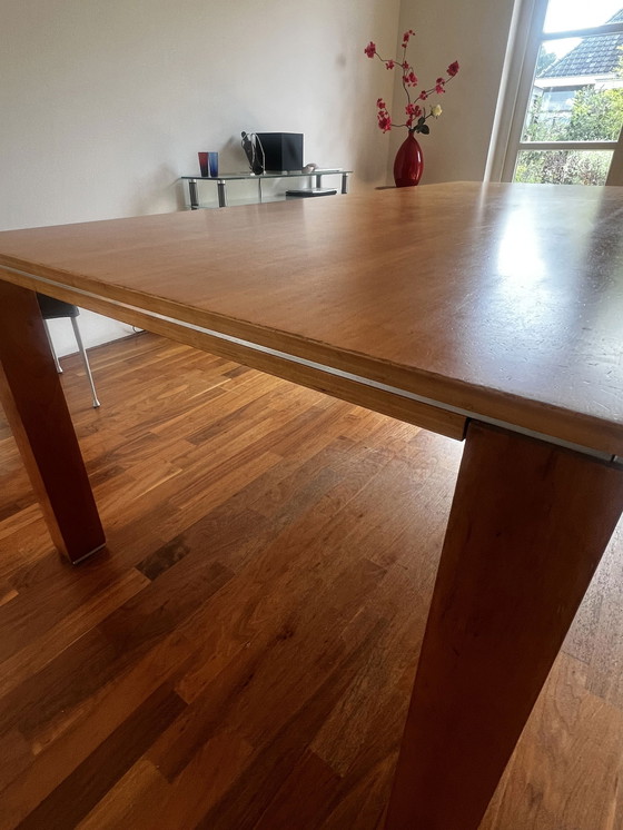 Image 1 of Gelderland Dining Table Jan Des Bouvrie With Cherry Veneer Table Top