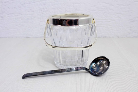 Image 1 of Crystal ice bucket France 1970