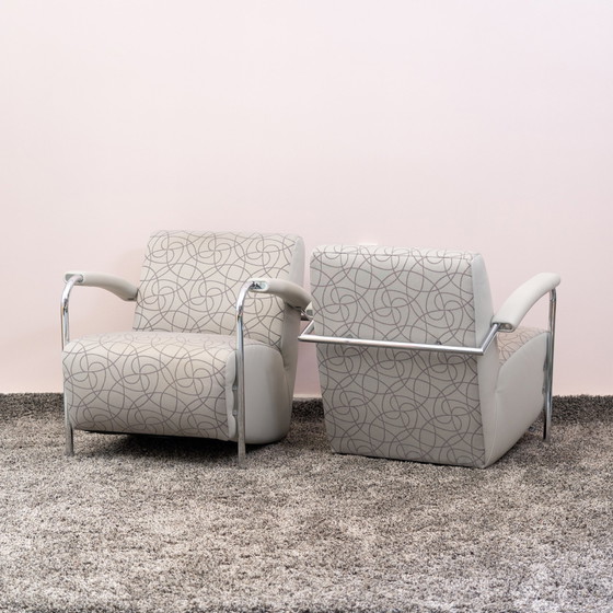 Image 1 of 2x Leolux Scylla armchair