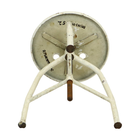 Image 1 of Tabouret de médecin industriel en métal