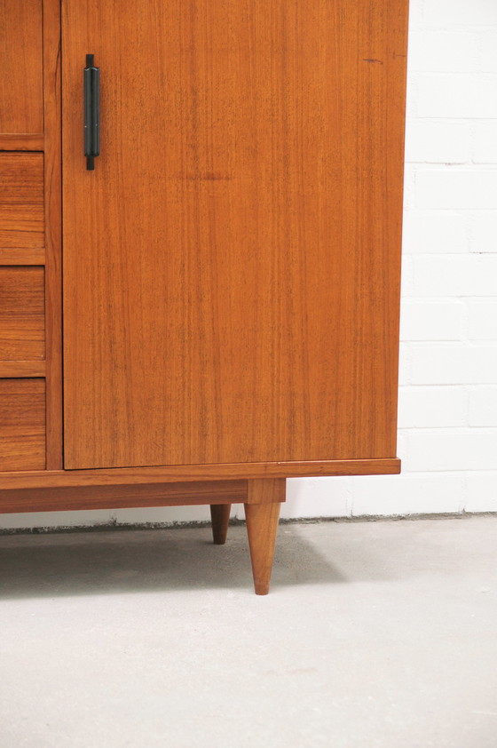 Image 1 of vintage china cabinet high board sideboard