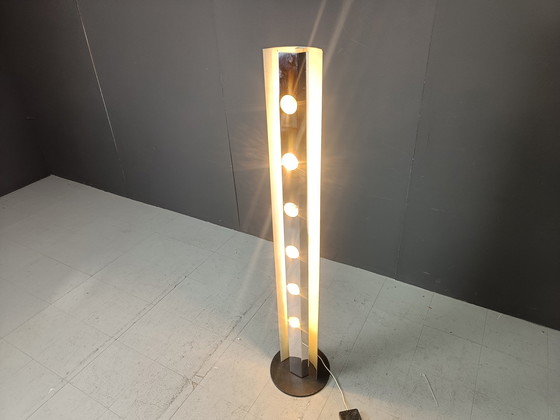 Image 1 of Vintage Chrome Floor Lamp By Lom Monza, 1970S