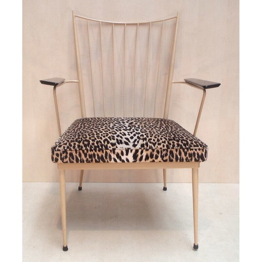 Pair of vintage armchairs by Henri Lancel,1960