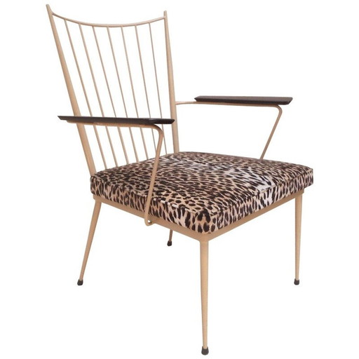 Pair of vintage armchairs by Henri Lancel,1960