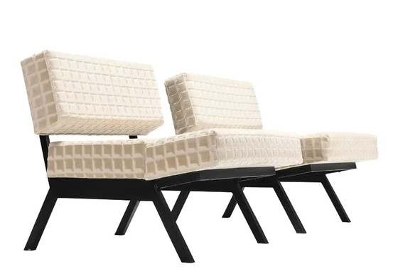 Image 1 of 2x IPE 'Panchetto' Fauteuils de relaxation par Rito Valla