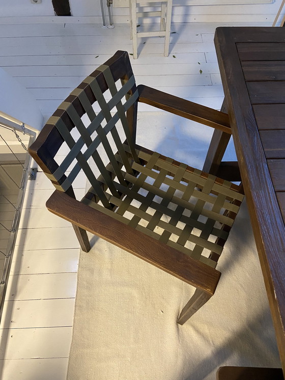 Image 1 of Garden Table Set With Chairs