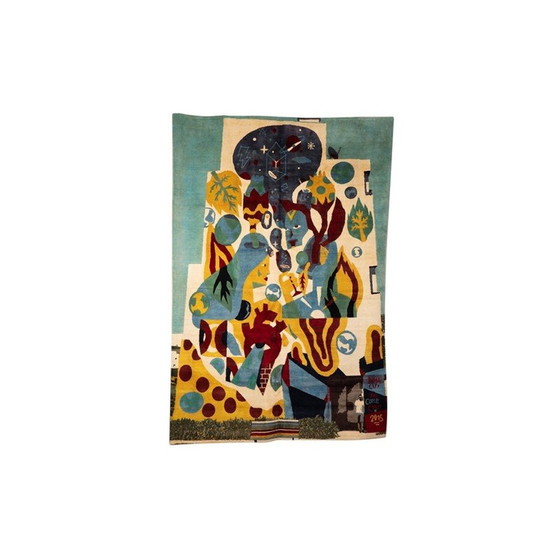Image 1 of Vintage wool rug by Pedro Campiche