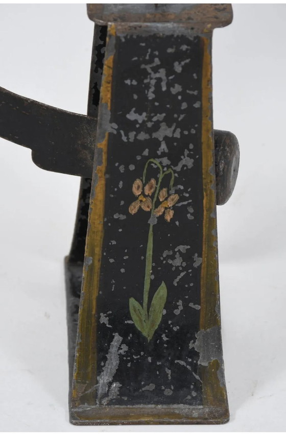 Image 1 of Antique toy: A mobile riding set made of painted iron