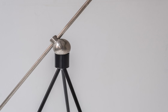 Image 1 of Early ‘Magneto’ floor lamp by H. Fillekes for Artiforte, The Netherlands 1954. 