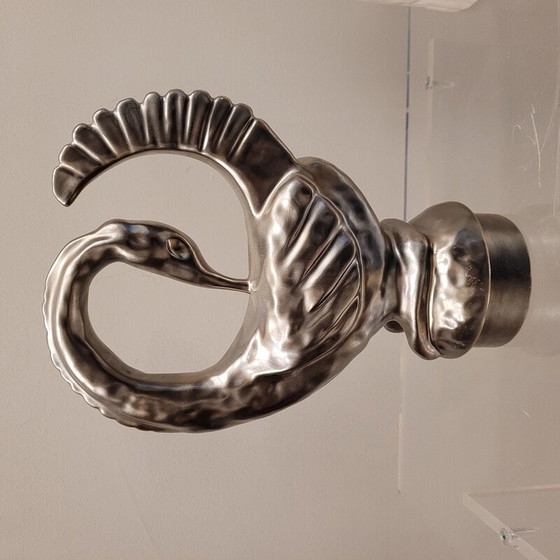 Image 1 of Coppia di vasi Canard vintage in ceramica smaltata per Roche Bobois, Francia