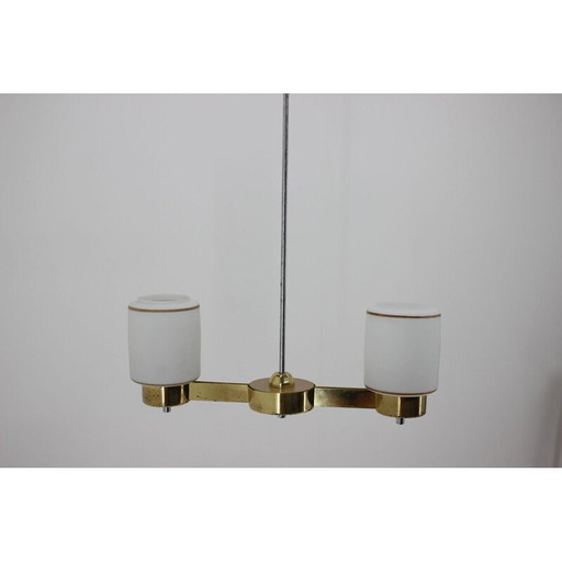 Vintage brass pendant Lidokov 1980s