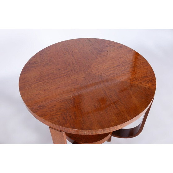 Image 1 of Vintage Art Deco rosewood seating set, France 1920