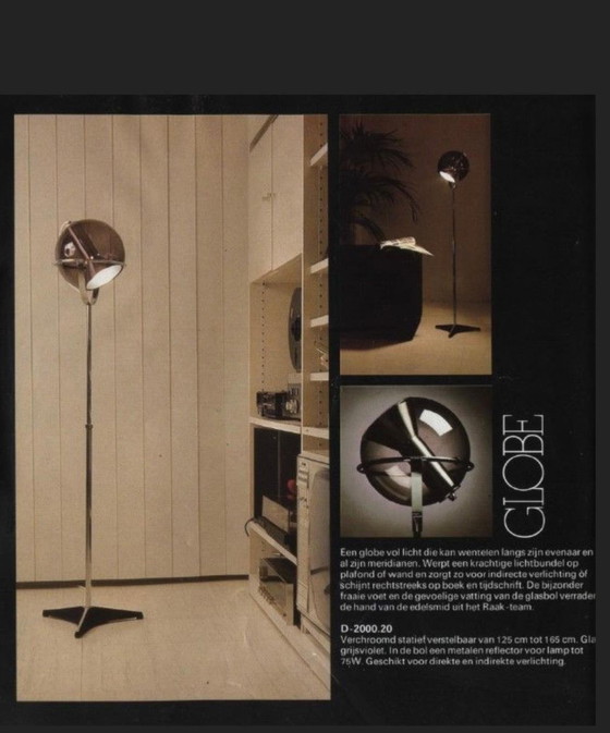 Image 1 of Raak Globe Floor Lamp By Frank Ligtelijn