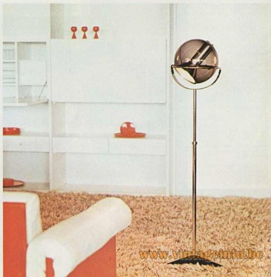 Image 1 of Raak Globe Floor Lamp By Frank Ligtelijn