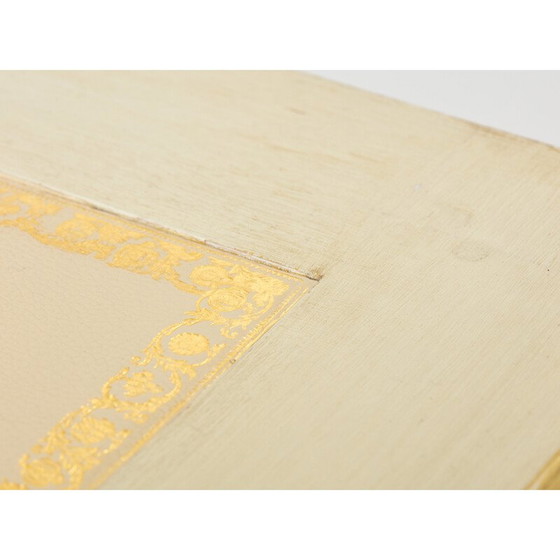 Image 1 of Vintage console in cream wood by Maison Jansen, 1950