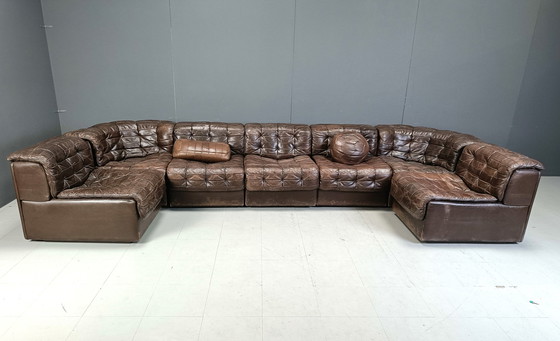 Image 1 of Modular Patchwork Ds 11 Sofa By Desede, 1970S